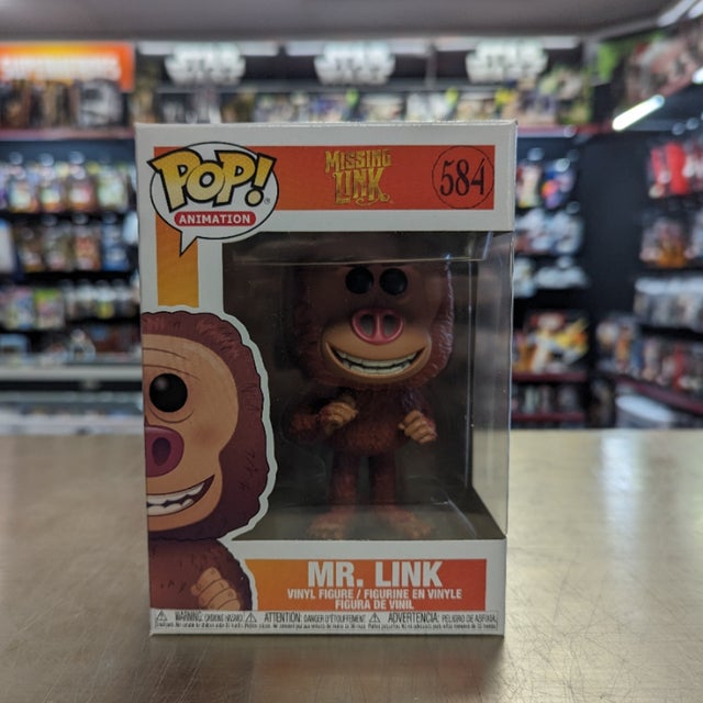 Funko Pop! Mr. Link From Missing Link - Vinyl Figure With Pop Protector Case